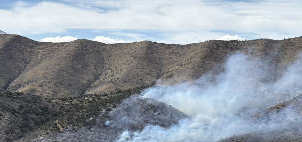 Crews responding to human caused Hop Fire burning in Juab County