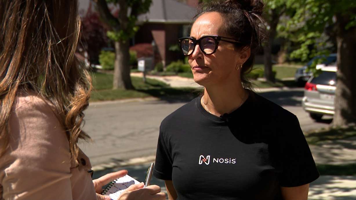 Dr. Amy de la Garza, a family medicine physician in Salt Lake City, speaks with KSL, Friday. De la Garza said prescription drug misuse in young people begins with pills shared by friends.