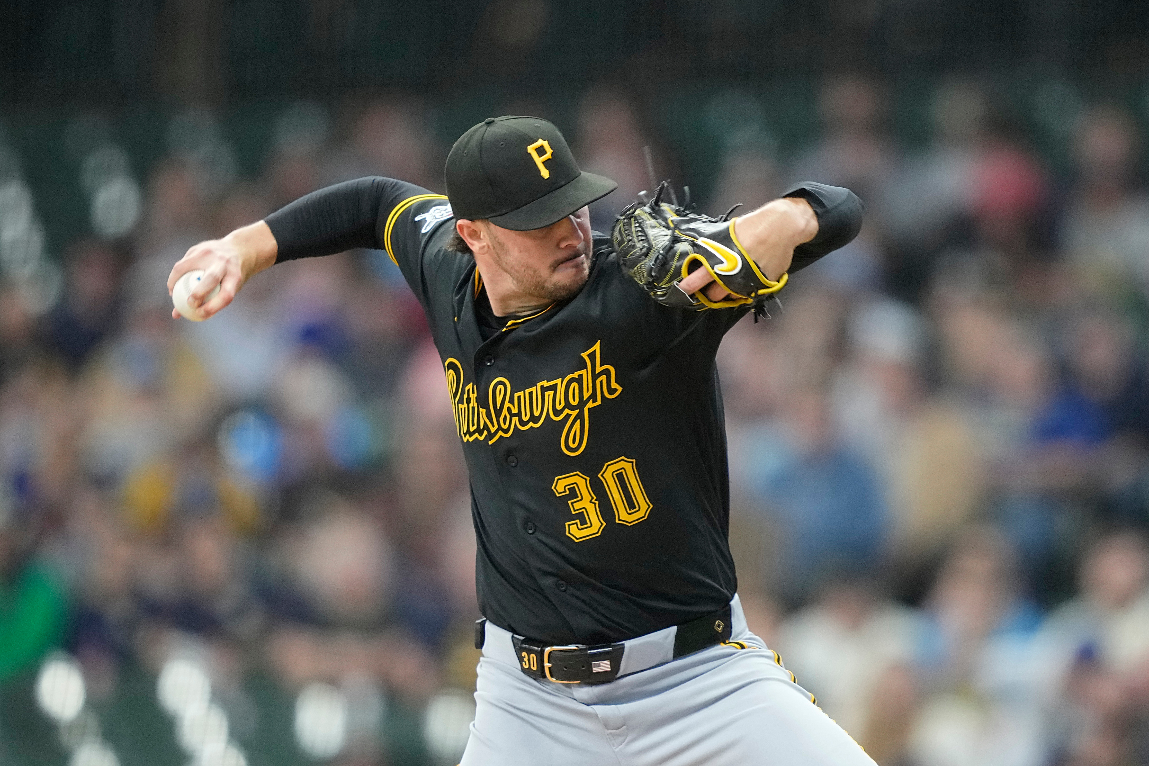 Skenes perfect into 7th, Griffin hits first 1st career homer in Pirates' 6-0 win over Brewers