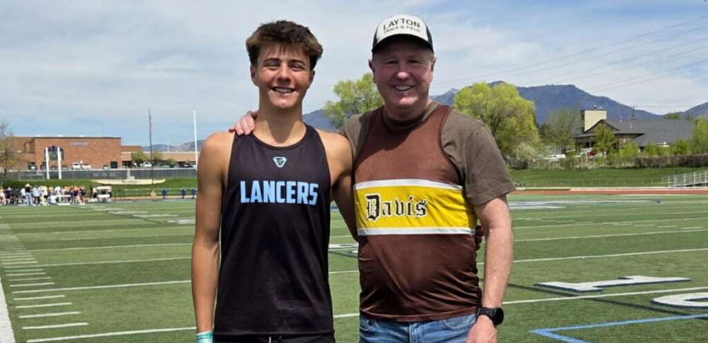 Layton High School distance runner breaks 40-year-old record, set by assistant coach