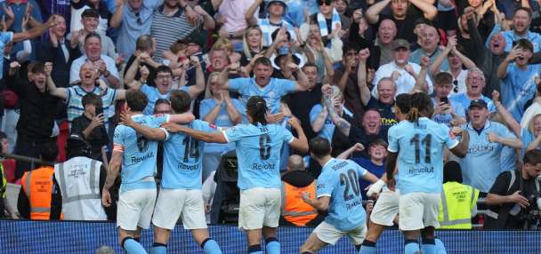 Man City books another FA Cup final and Arsenal goes top of the Premier League