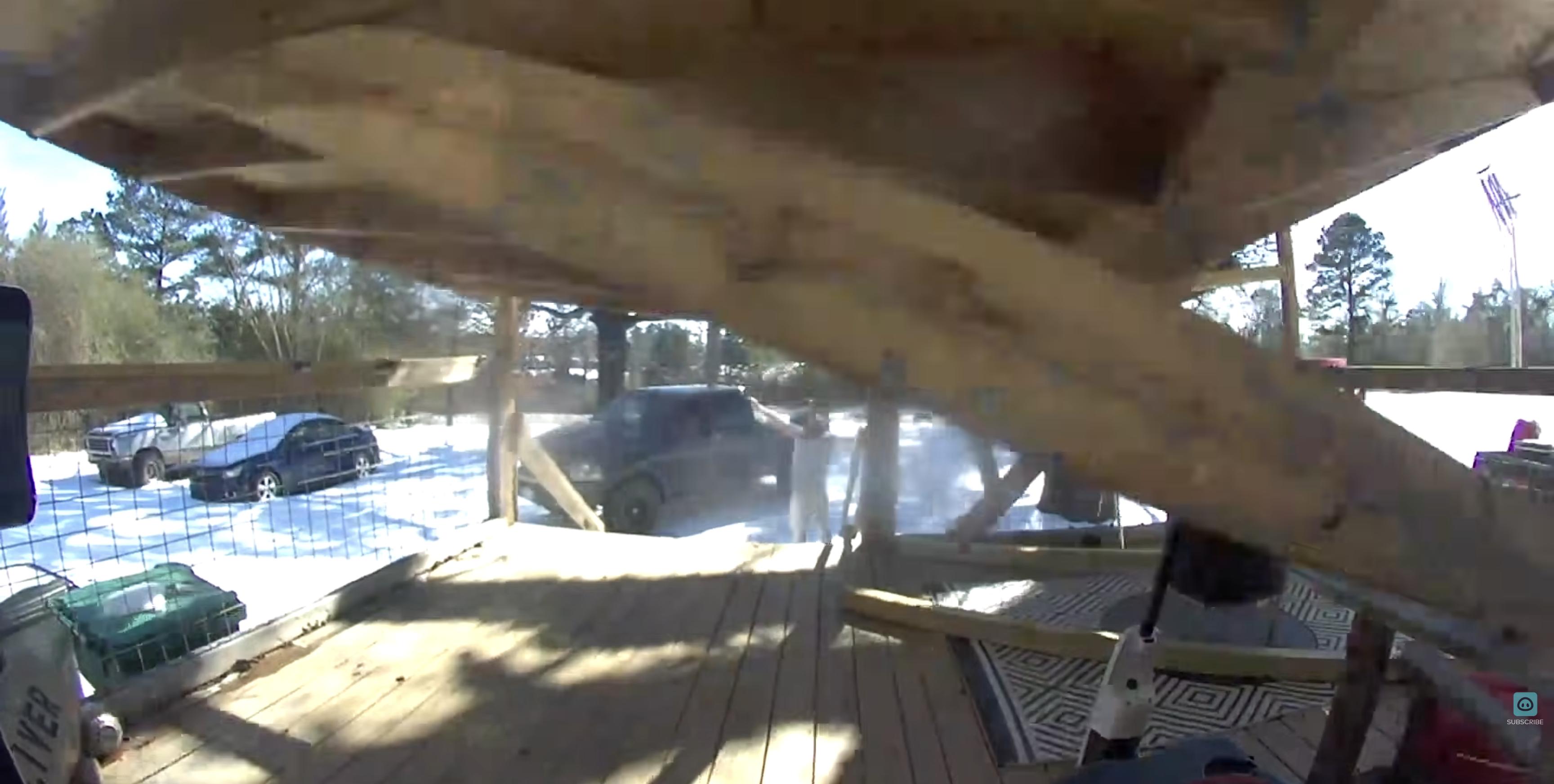 Have You Seen This? Man escapes collapsing porch in the nick of time