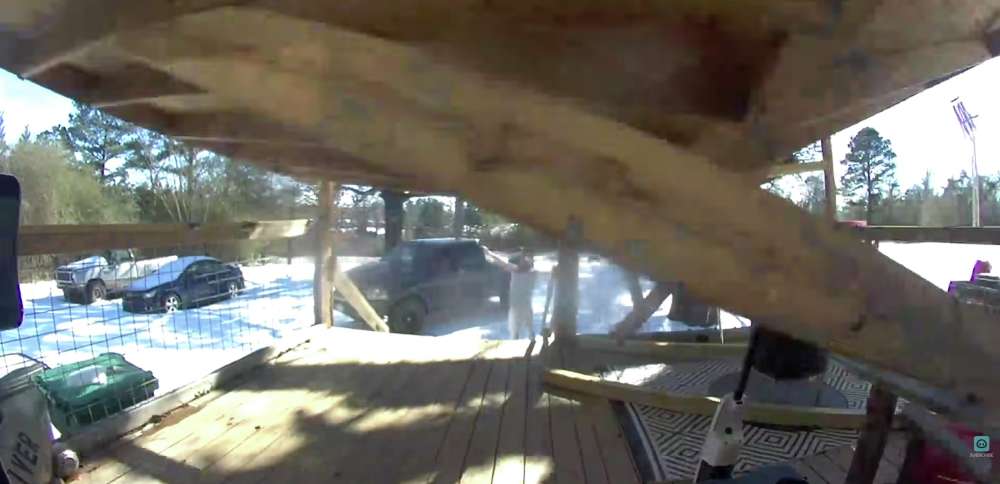 Have You Seen This? Man escapes collapsing porch in the nick of time