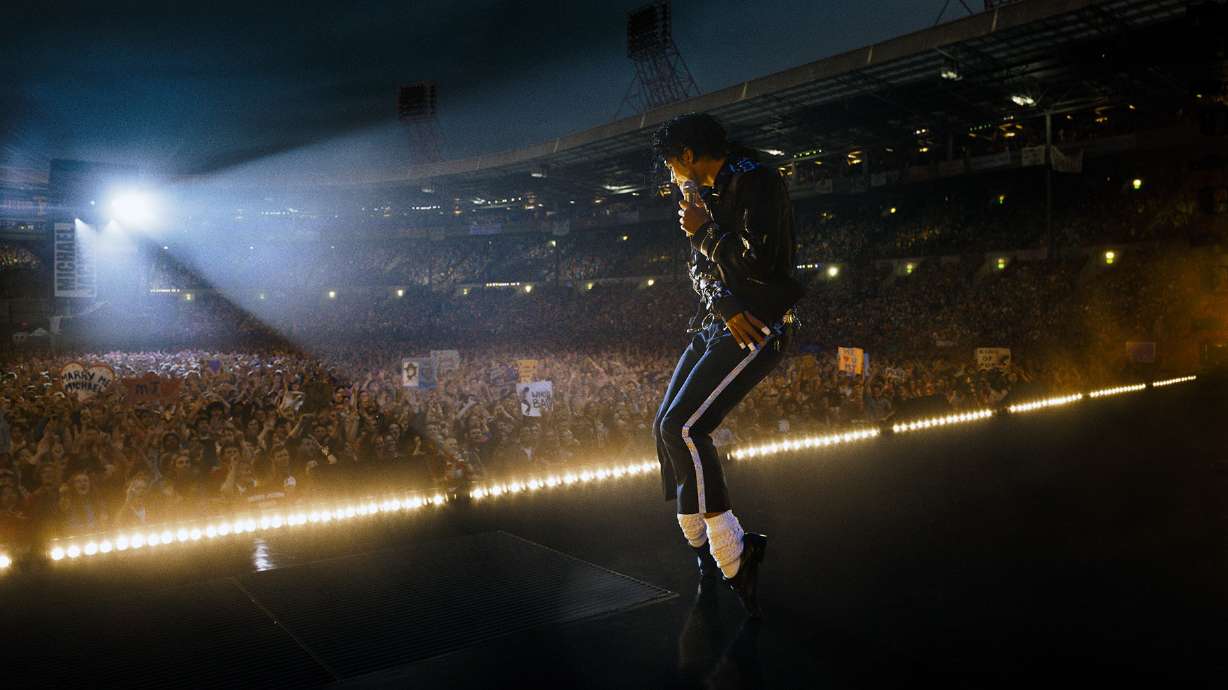 Jaafar Jackson plays Michael Jackson in "Michael," which opened in theaters this week.