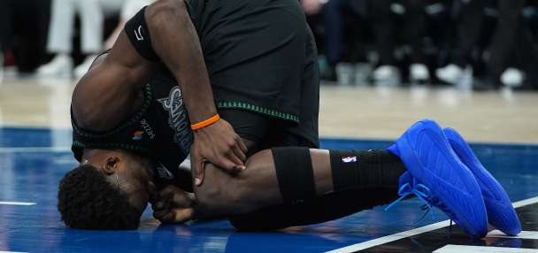 Timberwolves lose Anthony Edwards and Donte DiVincenzo to leg injuries in Game 4 against Nuggets