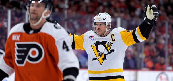 Crosby and Letang strike as the Penguins stave off a sweep with a 4-2 Game 4 win over Flyers