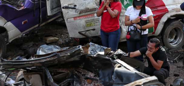 Death toll from bus bombing in southwest Colombia rises to 20 during a wave of violence