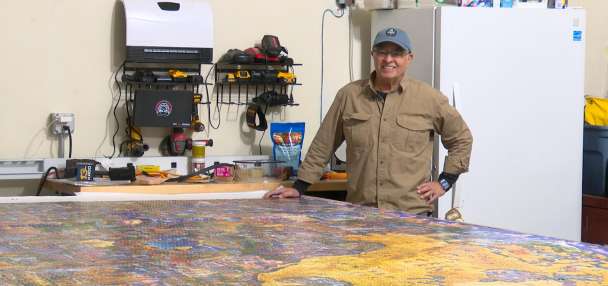 Man finishes largest commercial puzzle in the world