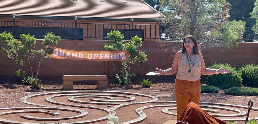 New labyrinth offers solace for children at Washington County Children's Justice Center