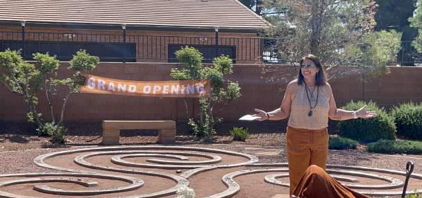New labyrinth offers solace for children at Washington County Children's Justice Center