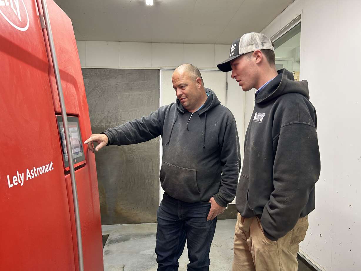 Robots milking cows? How this family farm is using technology to care for cows and the future