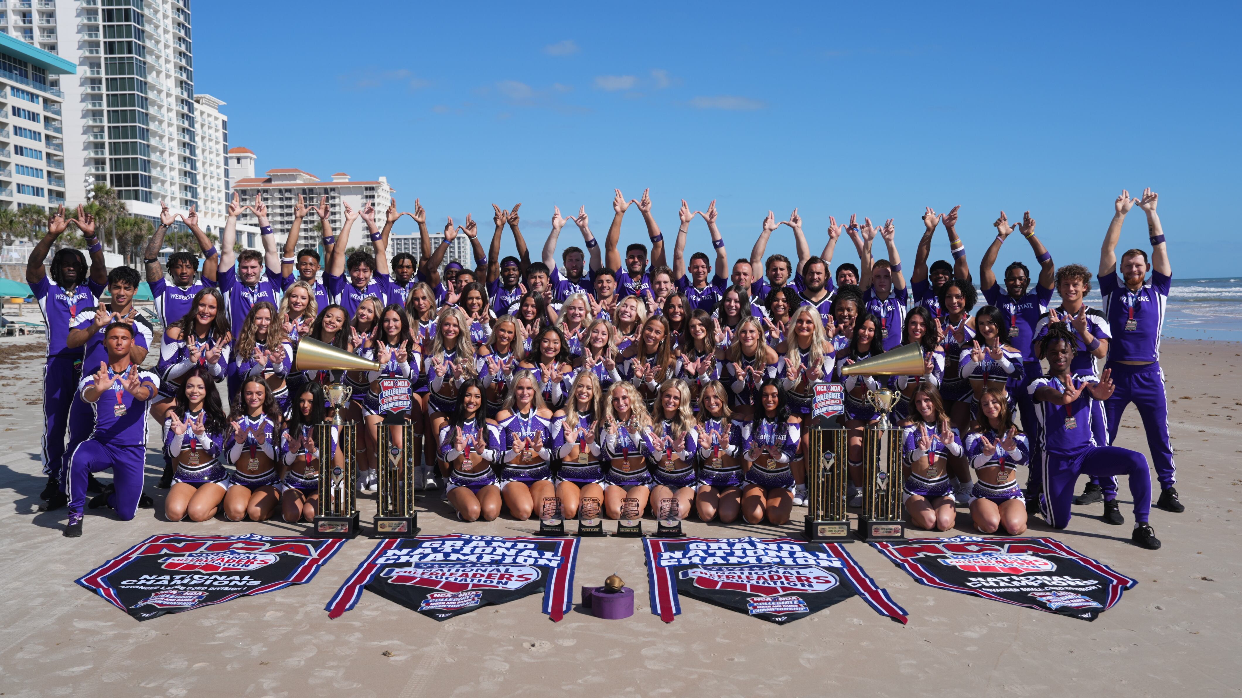 BYU, Weber State cheer crowned national champions in Daytona