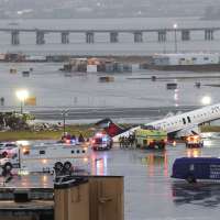2 air traffic controllers left work early the night of crash at LaGuardia, source says