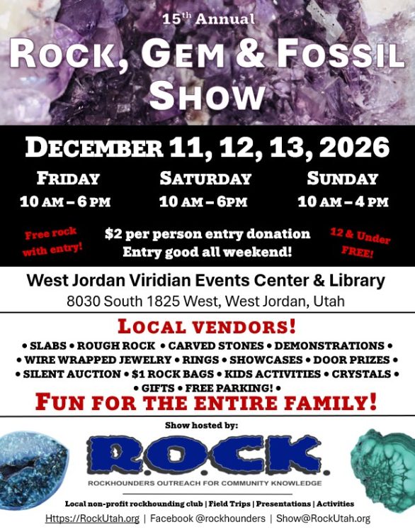 Rock, Gem & Fossil Show 2026