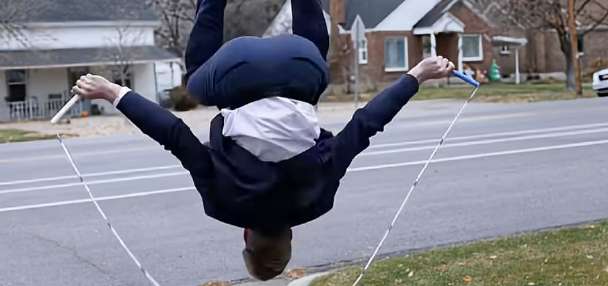 Have You Seen This? Utahn jump ropes in his Sunday best
