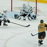 Mistakes cost Mammoth late in double OT loss to Vegas Golden Knights