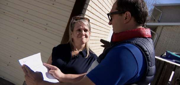 Power pole vs. garage: Homeowner says she's got 4 weeks to move garage or her power gets cut