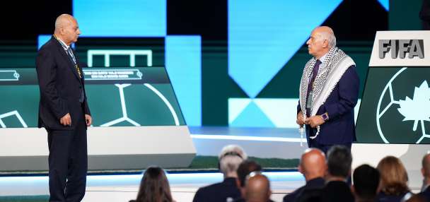 Palestinian and Israeli soccer officials refuse to shake hands at FIFA Congress