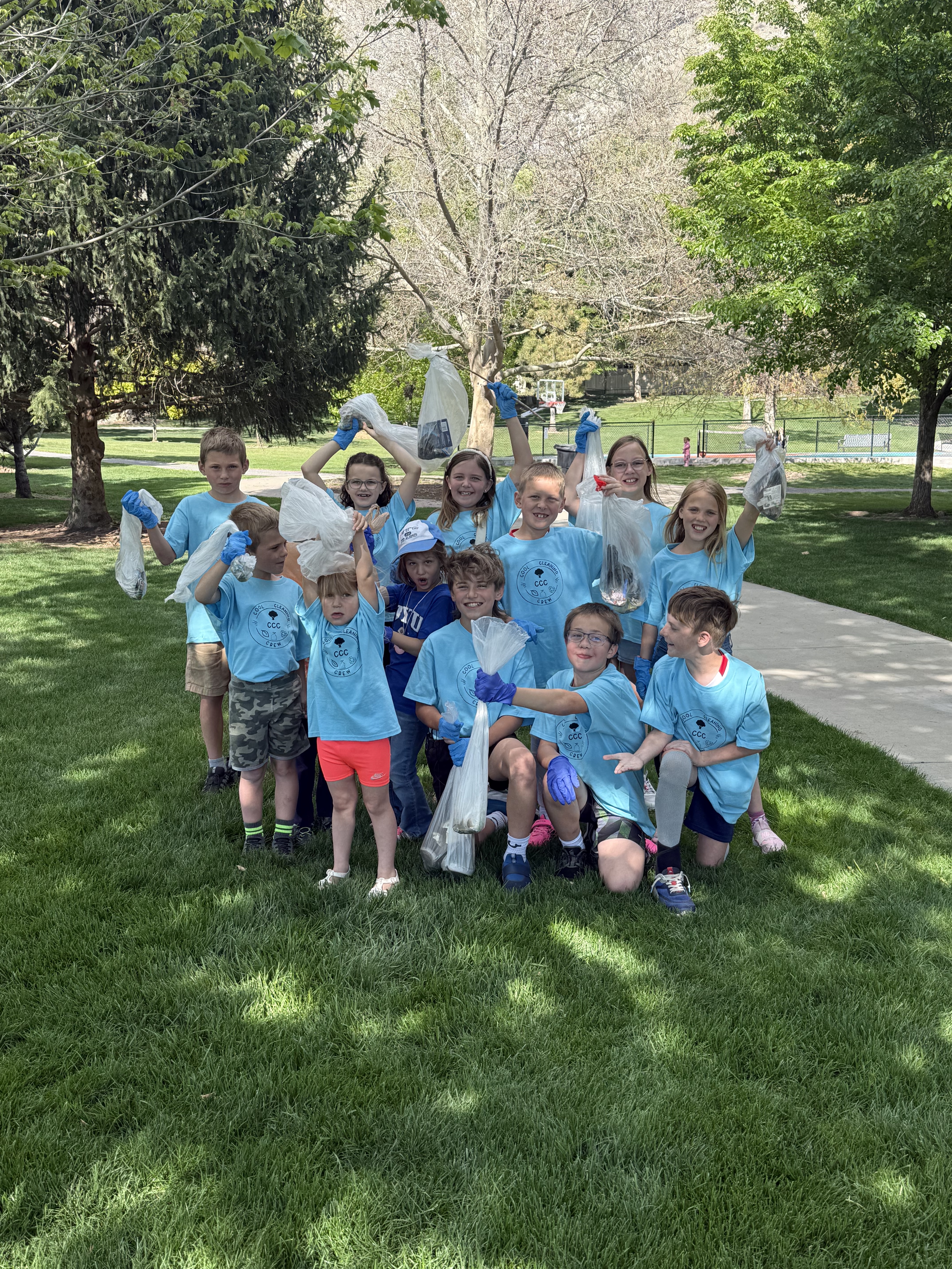Springville boys start park cleaning club to 'help the world'