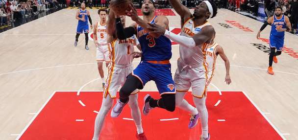 A 47-point halftime lead! Knicks built a giant edge over the Hawks in Game 6