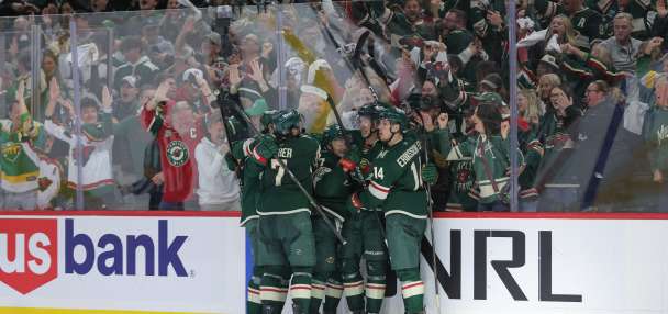 Wild beat Stars 5-2 for first playoff series win in 11 years