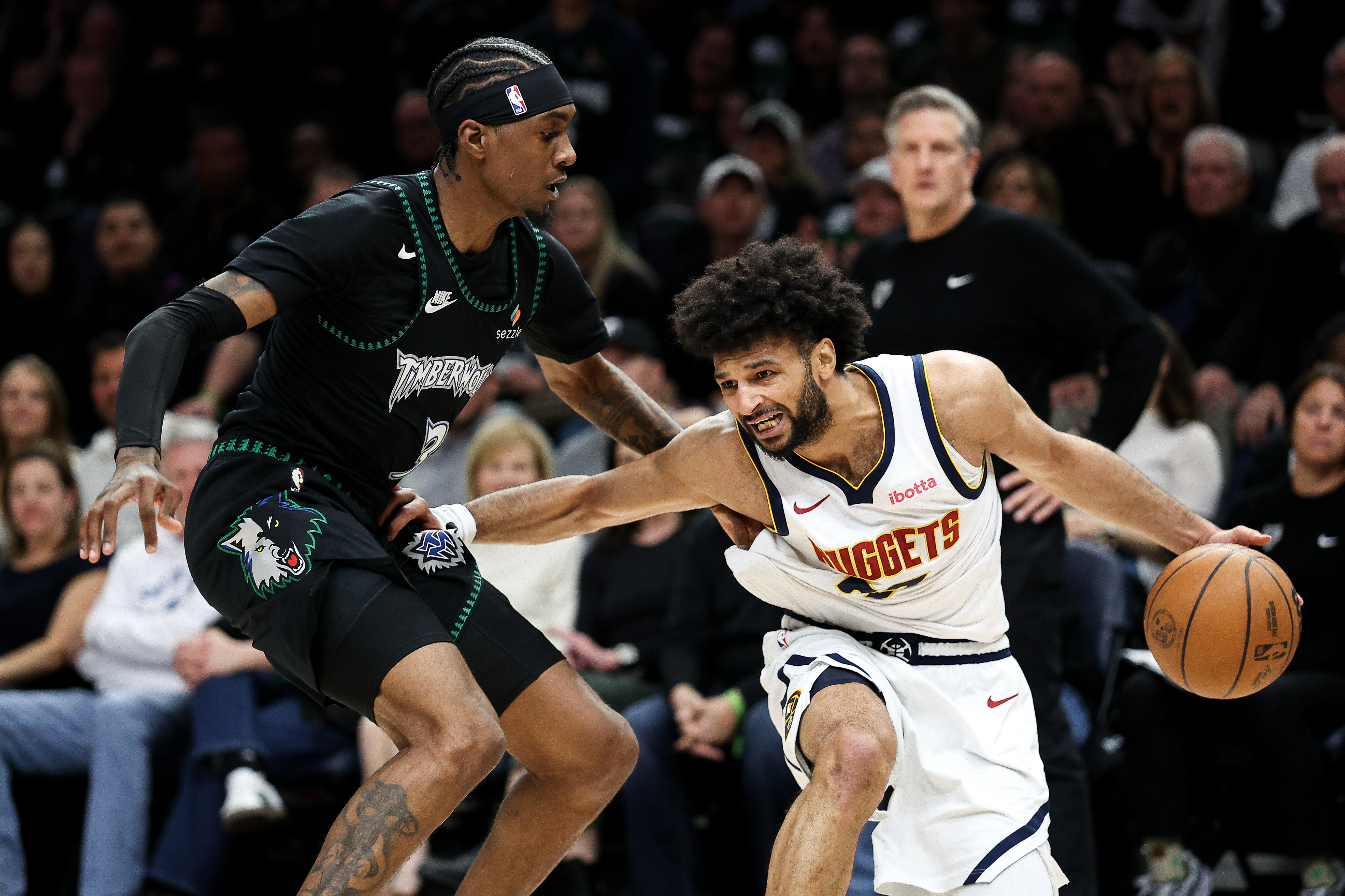 Jaden McDaniels leads Timberwolves on both ends of the court in 110-98 clincher to oust Nuggets in 6