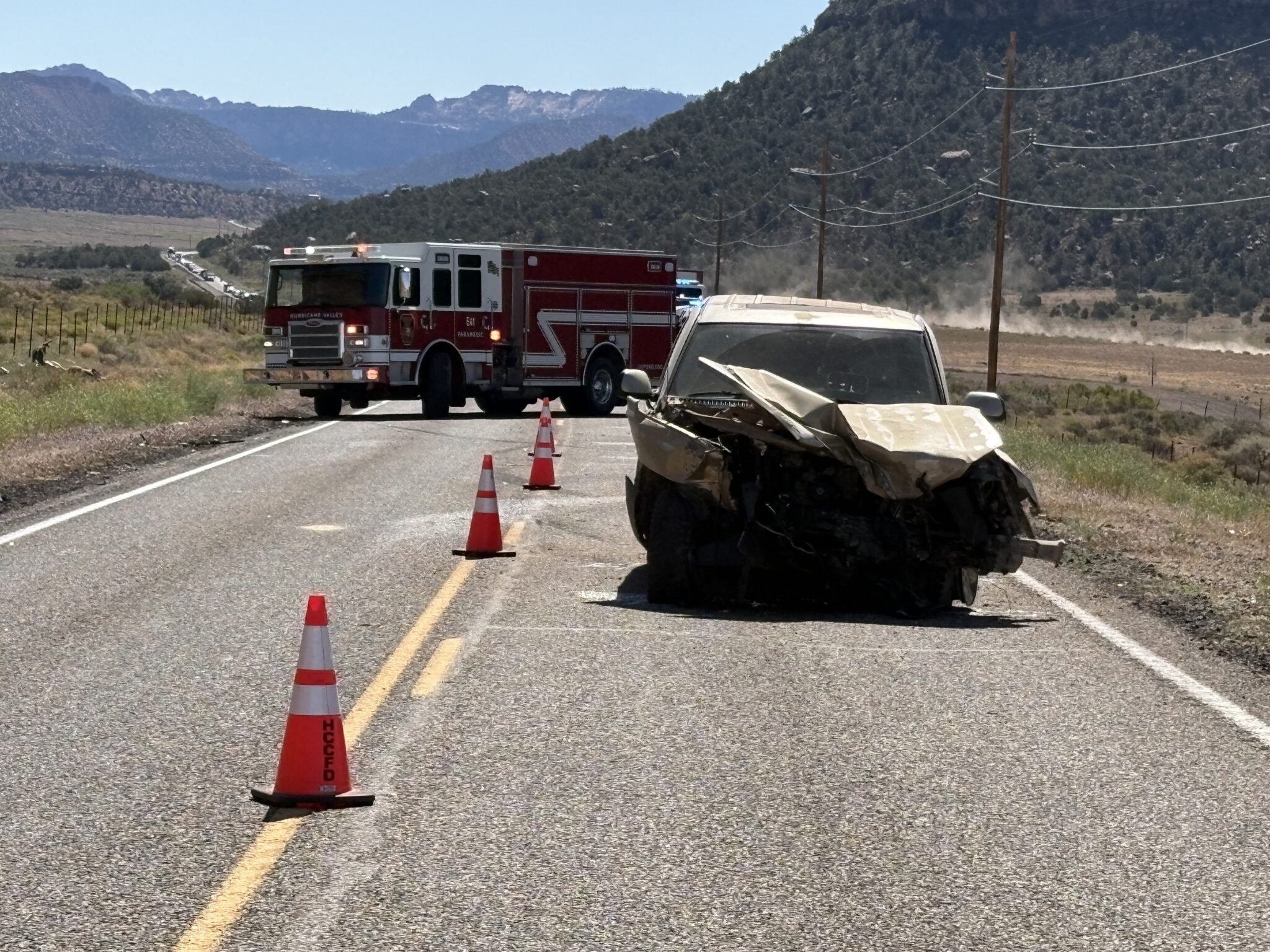 1 person dead after multivehicle crash on S.R. 59 near Hurricane