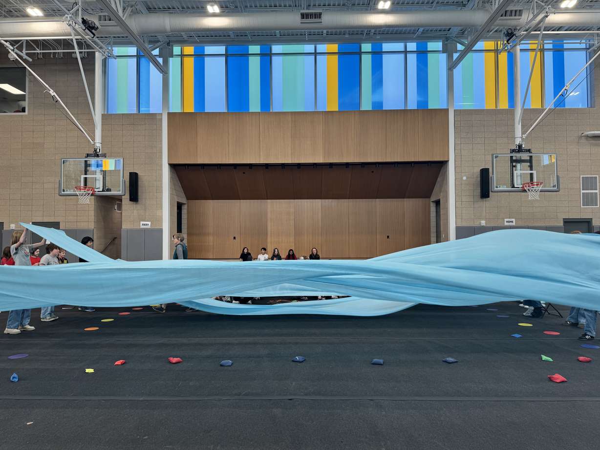 The Madeleine Choir School practices for a performance of Benjamin Britten's "Noye's Fludde," a rare opera depicting the biblical story of Noah, in April 2026.