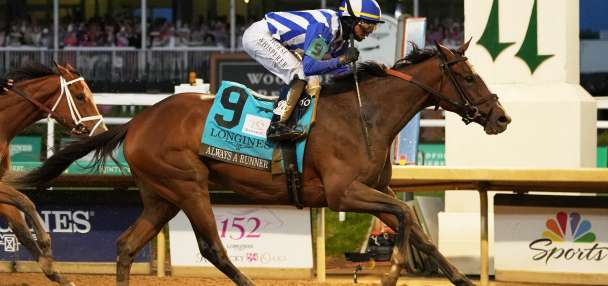 Always a Runner wins the 152nd Kentucky Oaks, the first to run under the lights in prime time