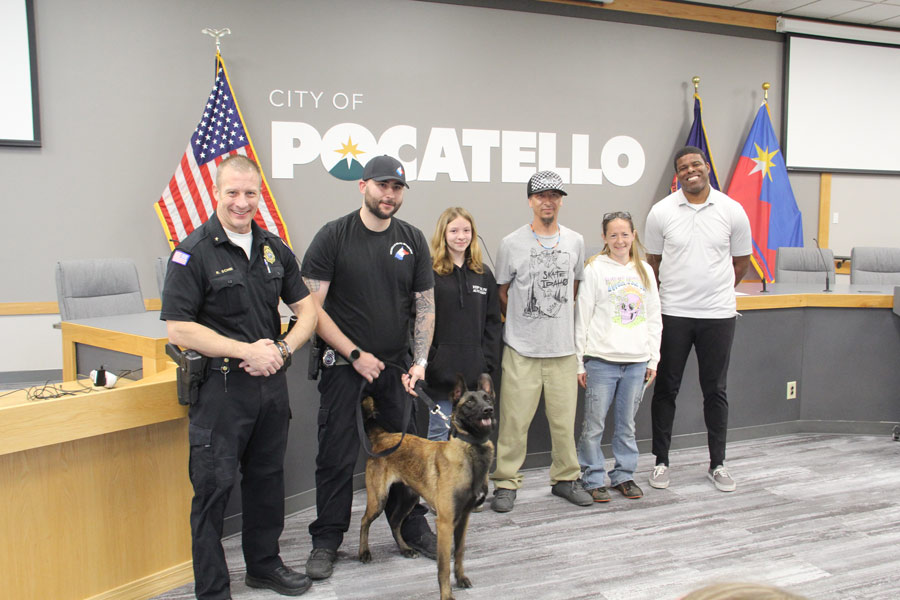 Once marked for euthanasia, Utah rescue dog is Pocatello's newest K-9 officer