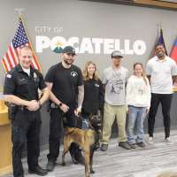Once marked for euthanasia, Utah rescue dog is Pocatello's newest K-9 officer
