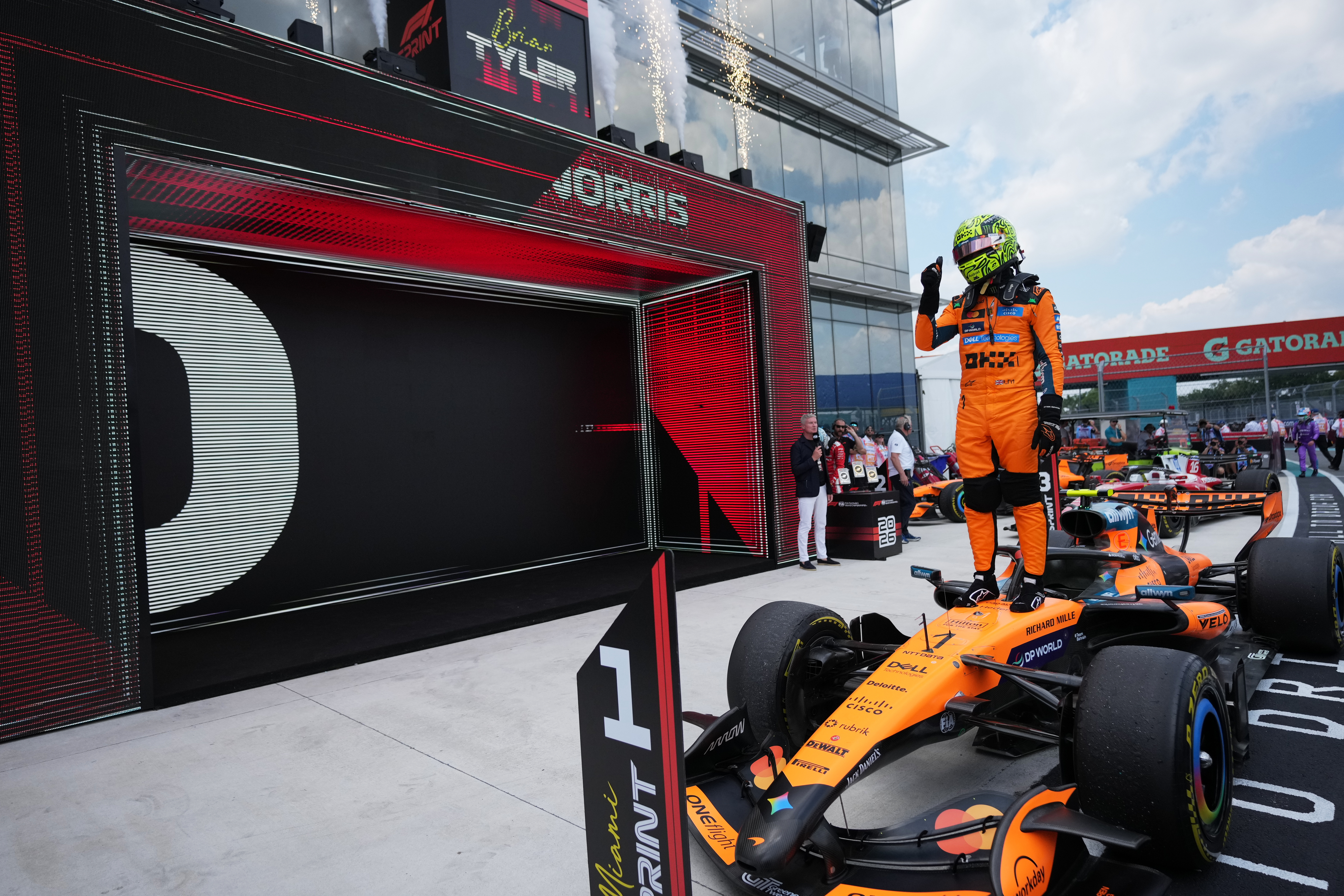 Mercedes' podium streak ends in Miami as McLaren delivers a 1-2 punch