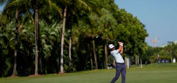 Young still in control at Doral, leads Cadillac Championship. Rain forecast for Sunday's final round
