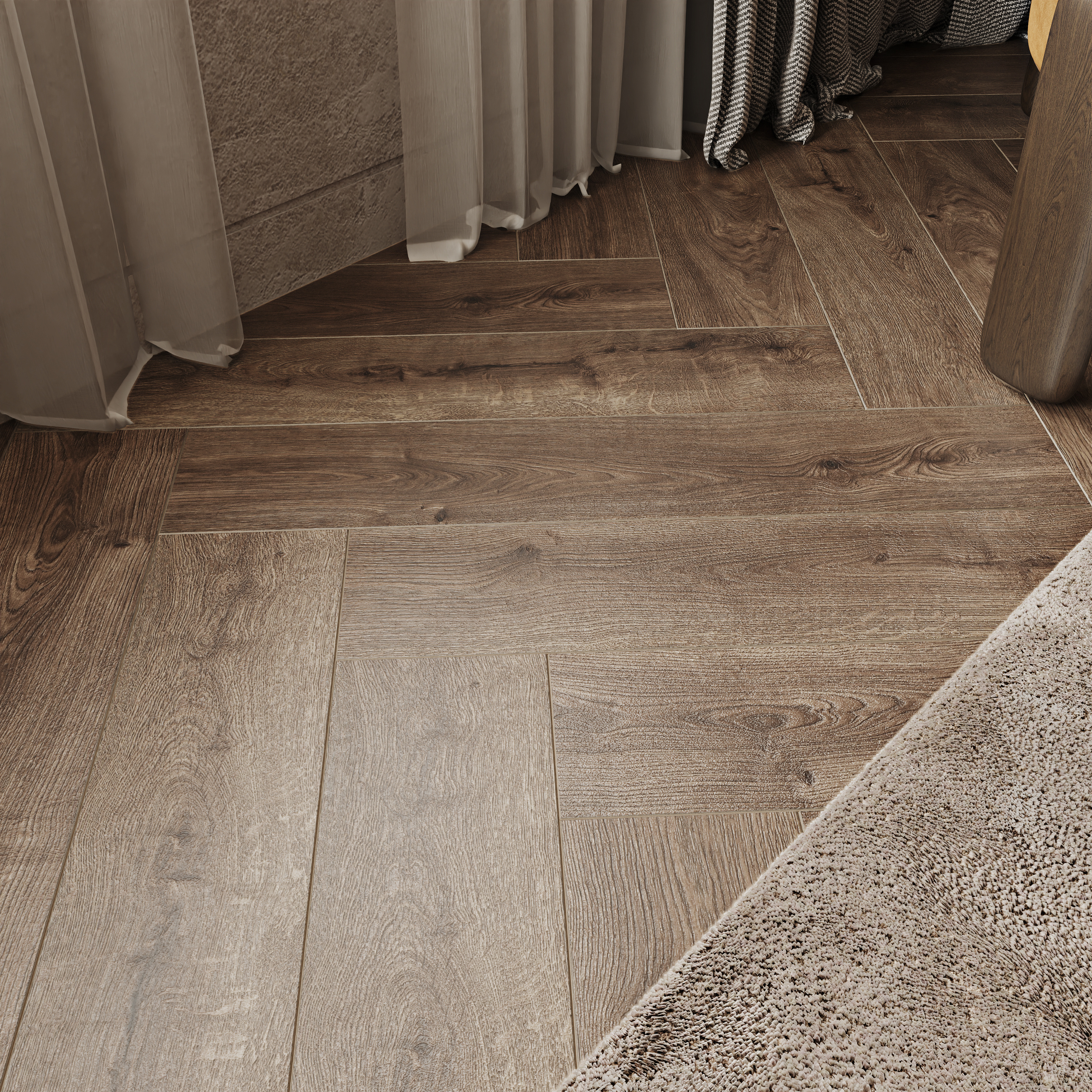 How to mix flooring materials like a professional designer