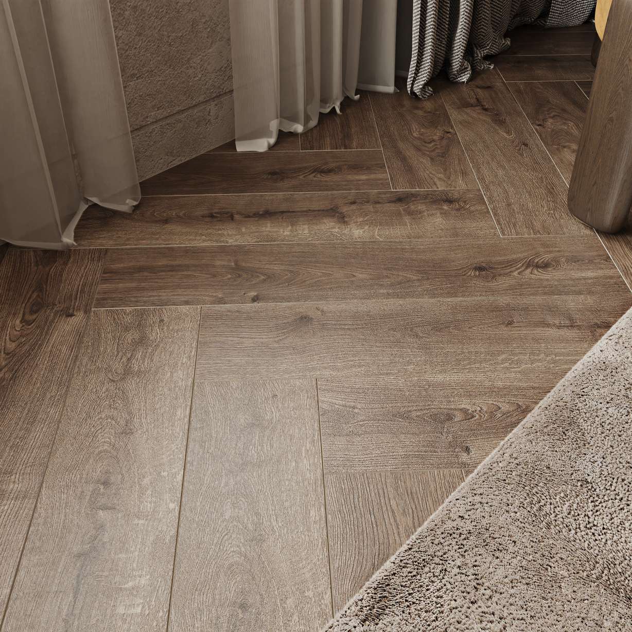 How to mix flooring materials like a professional designer