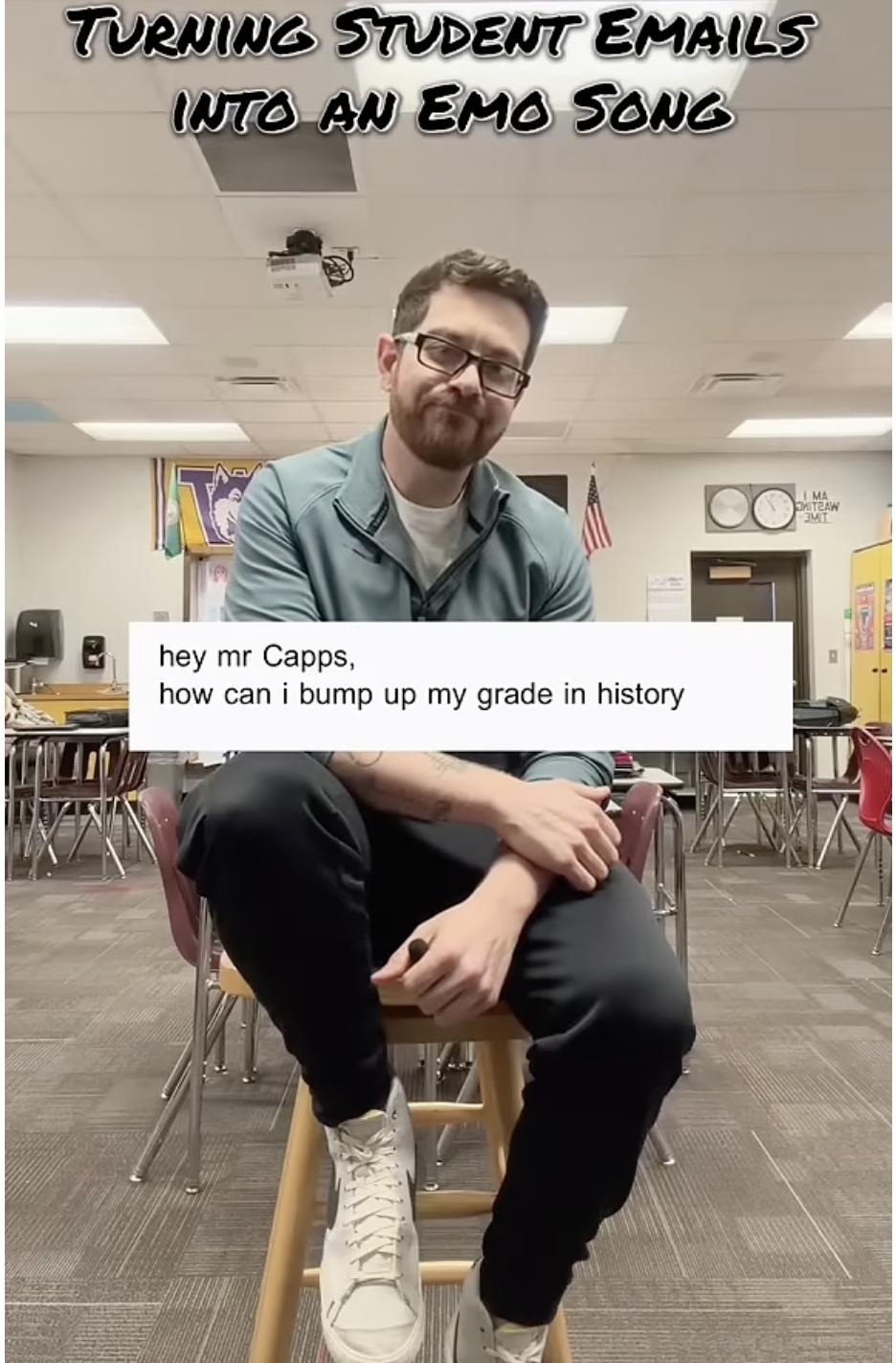 Have You Seen This? Teacher turns student emails into emo song