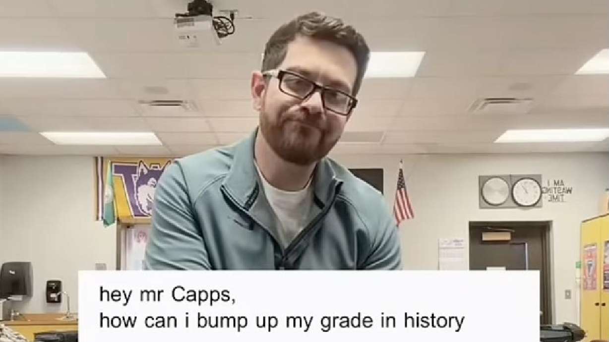 Mr. Capps his students' emails into an emo song to make light of the time of the year that causes teachers way too much stress.