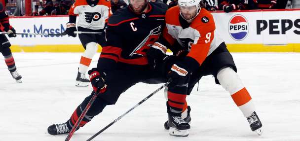 Hall's OT score helps Hurricanes top Flyers 3-2 to take 2-0 lead in 2nd-round series of NHL playoffs