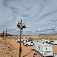Murray power crew aids in electrifying homes on Navajo Nation