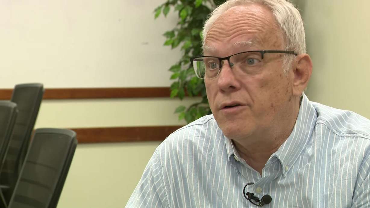 Utah County Auditor Rod Mann speaks with KSL on Tuesday. Mann said Sunset Beach Park's issues stemmed from a previous owner.