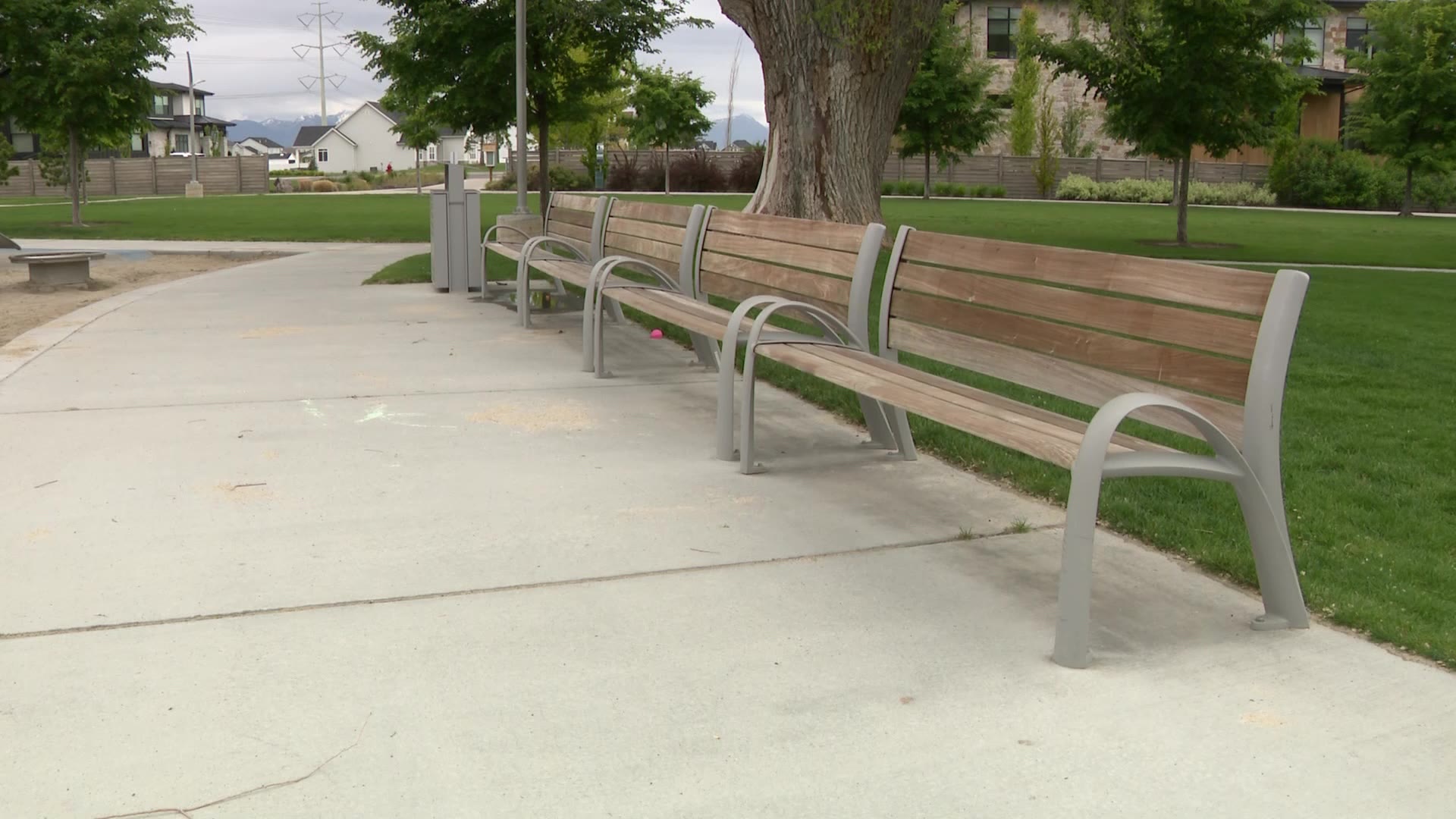 Sunset Beach Park in Vineyard, Tuesday. The 3-acre public space along the shores of Utah Lake was recently listed for auction by Utah County because of years of unpaid property taxes.