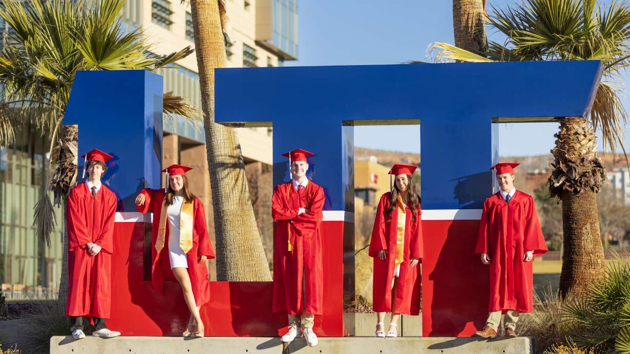 Utah Tech University held one of four 2026 commencement ceremonies Wednesday morning. The university will celebrate 3,078 graduates.