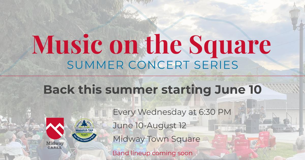 Music on the Square Summer Concert Series 2026