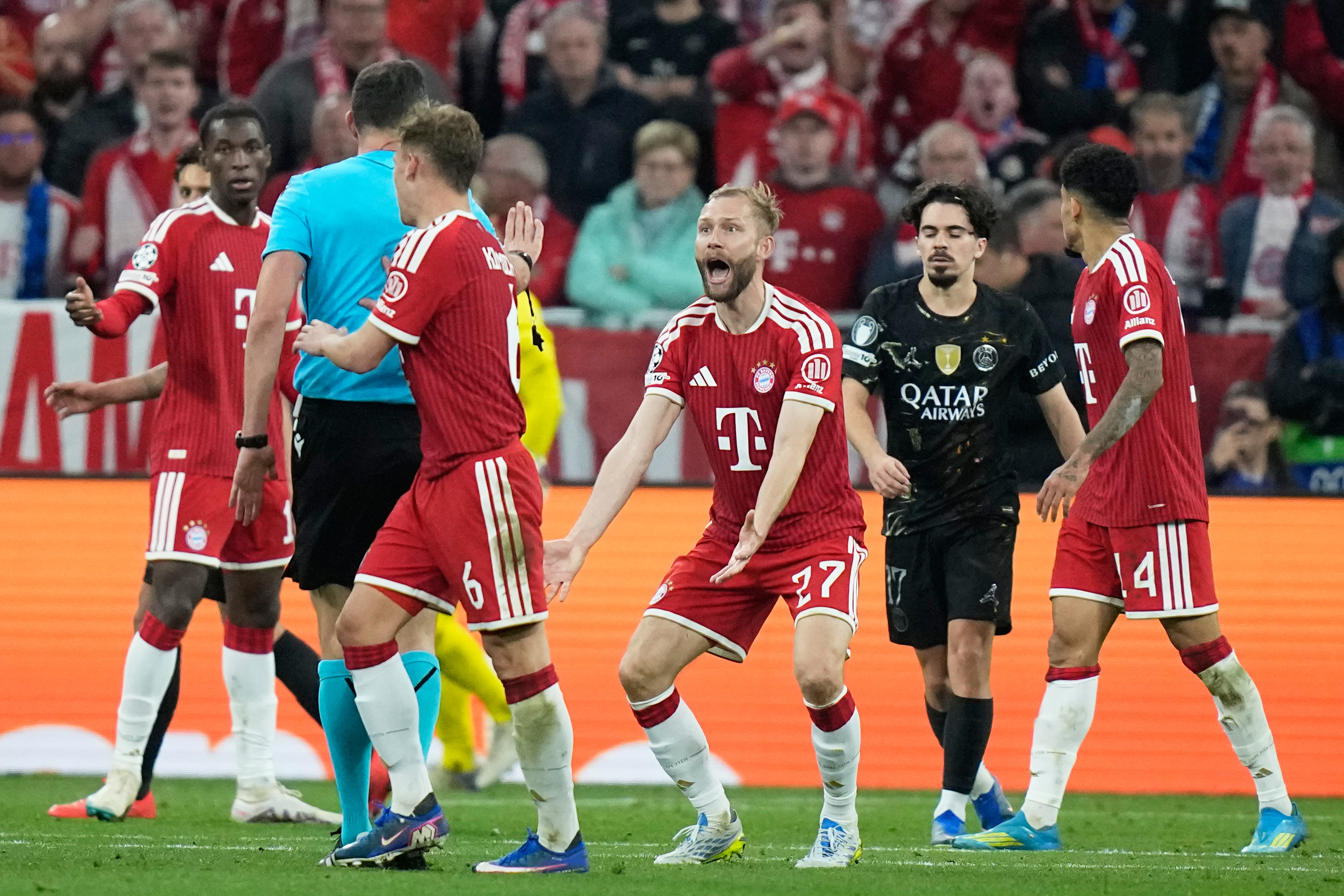 Bayern Munich falls short of Champions League final again ruing referee decisions