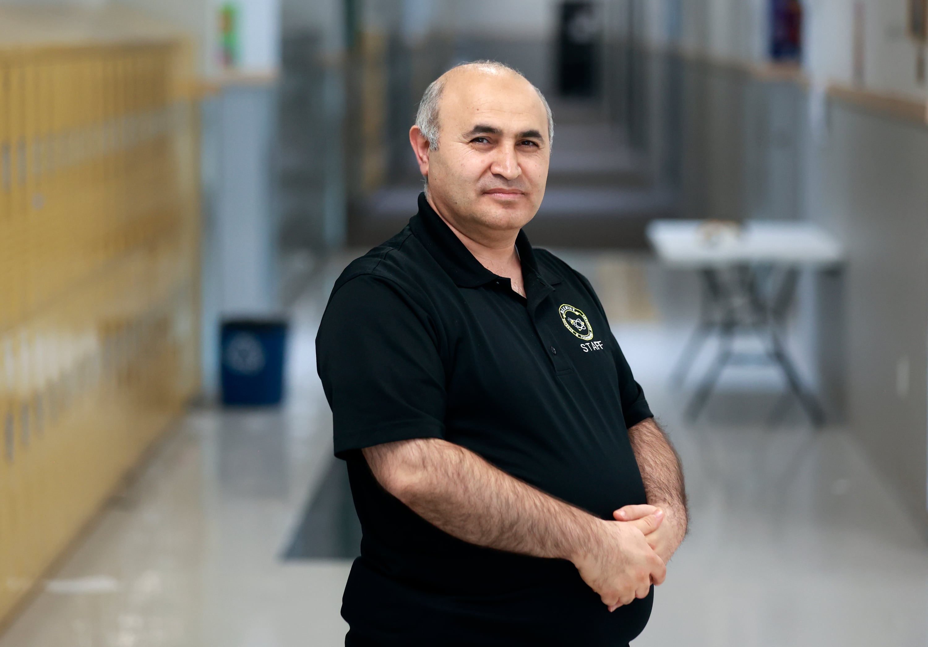 Hanifi Oguz, Beehive Science and Technology Academy executive director, poses for a portrait at Beehive Science and Technology Academy in Sandy on Thursday.