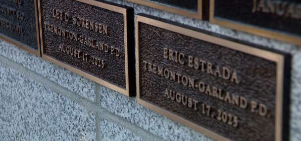 Names of 2 slain northern Utah police officers added to state memorial