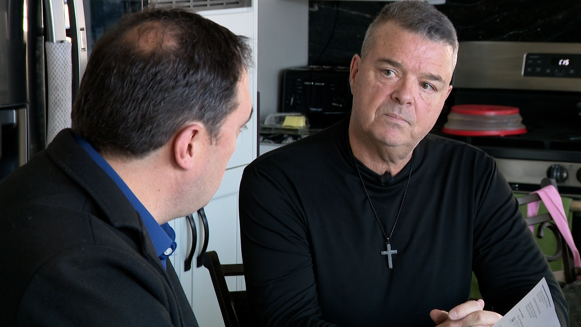Michael Mason speaks with KSL's Matt Gephardt, Thursday. Mason was recently stuck with an unexpected $25,000 medical bill.