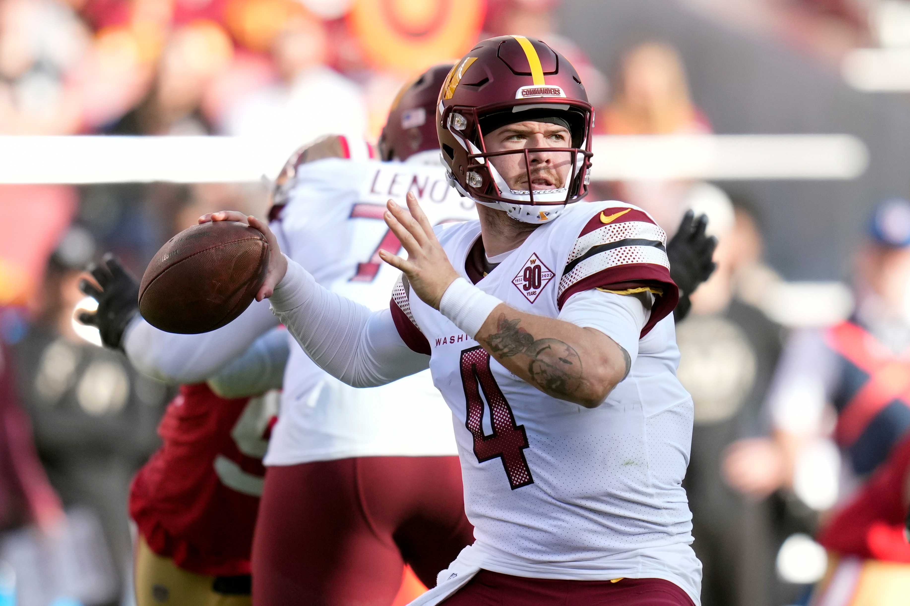 Journeyman QB Taylor Heinicke retires after 7 NFL seasons and some memorable moments with Washington