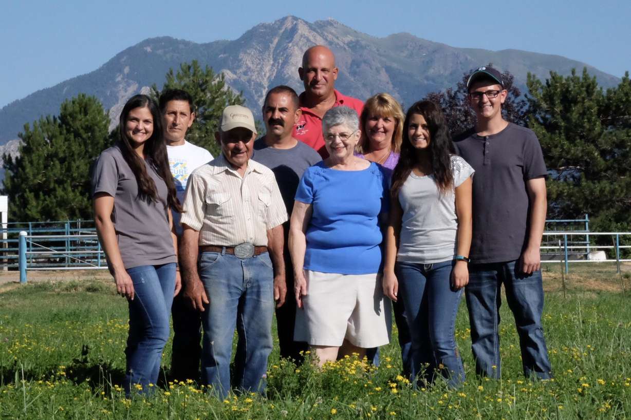 Three generations of Utah dairy farmers