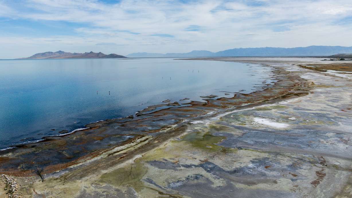 Gov. Spencer Cox reinserted himself into the intense debate over a Box Elder County data center project on Friday, stressing efforts meant to protect the Great Salt Lake, pictured on April 21.